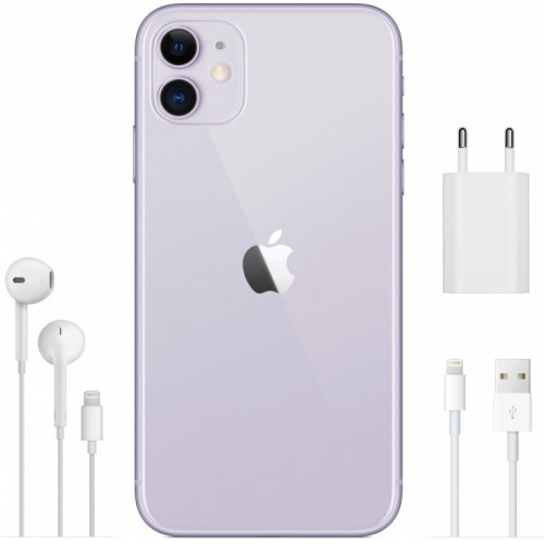 Apple iPhone 11 128GB Dual SIM (фиолетовый) фото 4