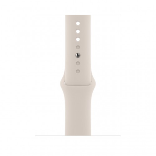 Apple Watch SE 2 44 мм (алюминиевый корпус, звездный свет/звездный свет, спортивный силиконовый ремешок) фото 3