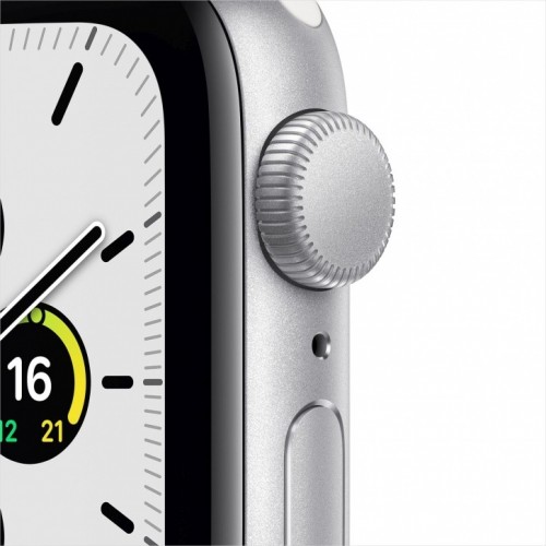 Apple Watch SE 40 мм (алюминий серебристый/белый спортивный) фото 2