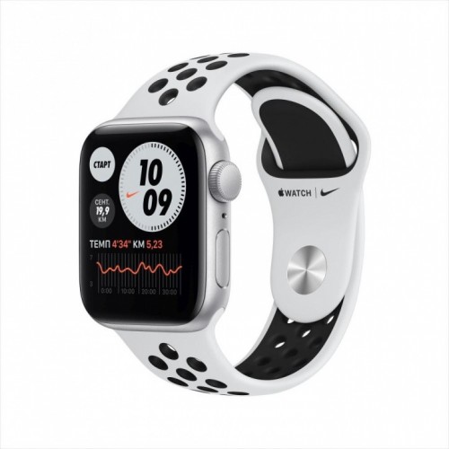 Apple Watch SE Nike 40 мм (алюминий серебристый/чистая платина) фото 1