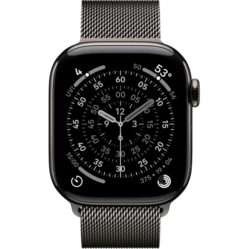 Apple Watch Series 11 LTE 46 мм (титановый корпус, сланец/сланец, миланская петля) фото 2