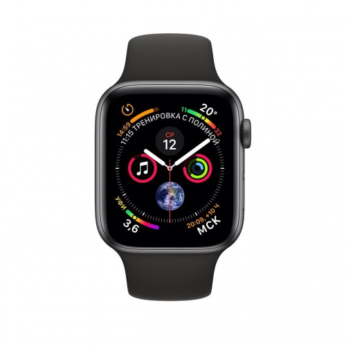 Apple Watch Series 4 40 мм (алюминий серый космос/черный) фото 2