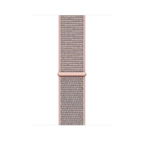 Apple Watch Series 4 44 мм (алюминий золотистый/нейлон розовый песок) фото 3