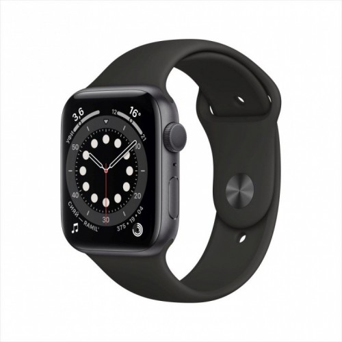 Apple Watch Series 6 44 мм (алюминий серый космос/черный спортивный)