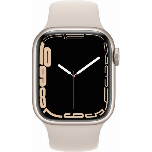 Apple Watch Series 7 41 мм (сияющая звезда/сияющая звезда спортивный) фото 2
