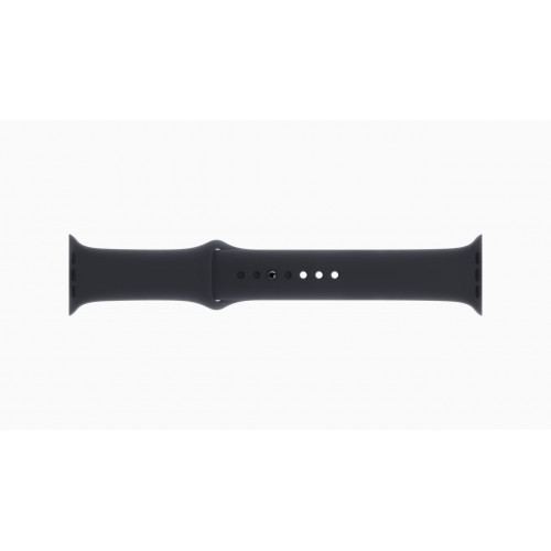 Apple Watch Series 9 41 мм (алюминиевый корпус, полуночный/полуночный, спортивный силиконовый ремешок S/M) фото 3