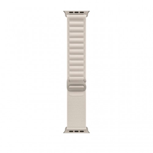Apple Watch Ultra LTE 49 мм (титановый корпус, титановый/звездный свет, текстильный ремешок размера L) фото 3