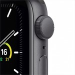 Apple Watch SE 44 мм (алюминий серый космос/черный спортивный) фото 2