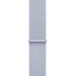 Apple Watch Series 10 42 мм (алюминиевый корпус, серебристый/голубой, нейлоновый ремешок) фото 3