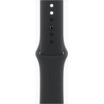 Apple Watch Series 11 42 мм (алюминиевый корпус, черный/черный, спортивный силиконовый ремешок) фото 3