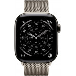 Apple Watch Series 11 LTE 42 мм (титановый корпус, сланец/природный, миланская петля) фото 2