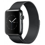 Apple Watch Series 3 LTE 38 мм (сталь черный космос/миланский браслет) [MR1H2] фото 1