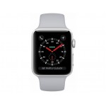 Apple Watch Series 3 LTE 42 мм (серебристый алюминий/дымчатый) [MQKM2] фото 2