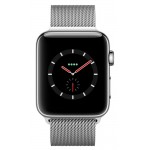 Apple Watch Series 3 LTE 42 мм (сталь/миланский браслет) [MR1U2] фото 1