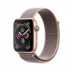 Apple Watch Series 4 40 мм (алюминий золотистый/нейлон розовый песок) фото 1