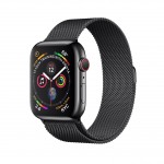 Apple Watch Series 4 LTE 40 мм (сталь черный/миланский черный) фото 1