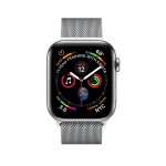 Apple Watch Series 4 LTE 40 мм (сталь серебристый/миланский) фото 2