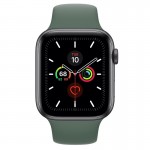 Apple Watch Series 5 40 мм (серебристый алюминий/зеленый спортивный) фото 2