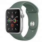 Apple Watch Series 5 44 мм (серебристый алюминий/зеленый спортивный) фото 1