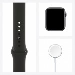 Apple Watch Series 6 40 мм (алюминий серый космос/черный спортивный) фото 4