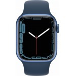 Apple Watch Series 7 45 мм (синий/синий омут спортивный) фото 2